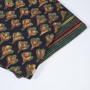 5 Mtr. Green Colour Cotton Print Set