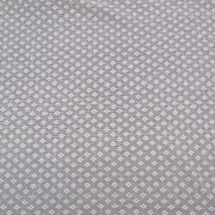 Off White Small Floral Design Dyeable Cotton Net