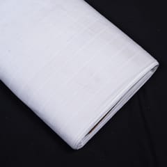 Self Leeno Cotton Check Dyeable Fabric