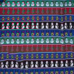 Multi Color Christmas Cotton Print