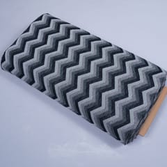 Green & Black Chevron Cotton Jacquard