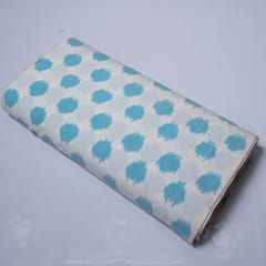 Multi Colour Cotton ikat fabric ( fine count)