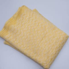 Yellow Colour Mal Chanderi Embroidery