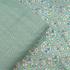 Sea Green Colour Cotton Flex Printed Set
