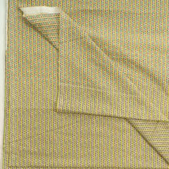 Yellow Colour Cotton Flex Printed Fabric