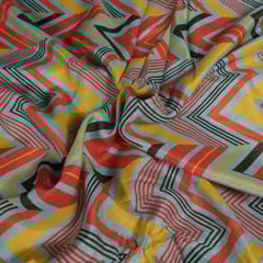 Multi Colour Viscose Muslin Digital Printed Fabric