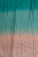 Multi Colour Georgette Satin Ombre Printed Fabric