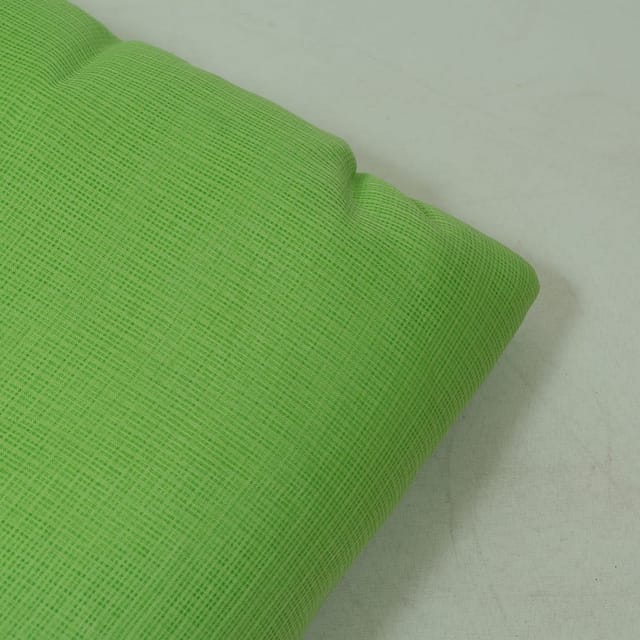 Parrot Green Colour Kota Doria Fabric