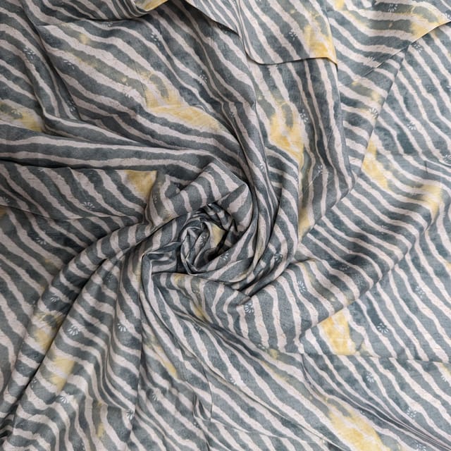 MultiColour Stripes Print  Muslin Fabric