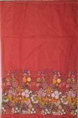 Gajree Colour Thread Embroidered Organza Set