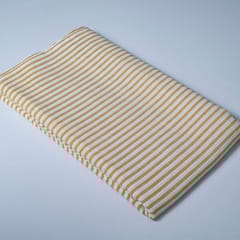 Yellow Colour Cotton Yarn Dyed Stripes Fabric (1.50Meter Piece)