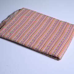 Multicolor Traditional Block Printed Fabric (80CM Piece)