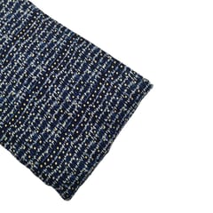 Blue Polka Dot Printed Rayon Fabric