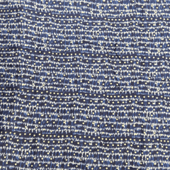 Blue Polka Dot Printed Rayon Fabric