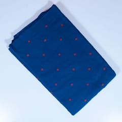 5 Mtr Blue Colour Cotton Dobby Set