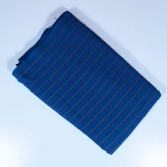Blue Colour Cotton Dobby Fabric