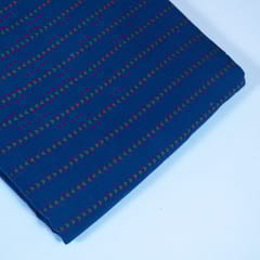 Blue Colour Cotton Dobby Fabric