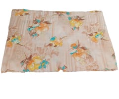 MultiColour Orange Shade Florals Muslin Print Fabric