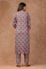 Green Colour Cotton Printed Shirt with Cotton Printed Bottom