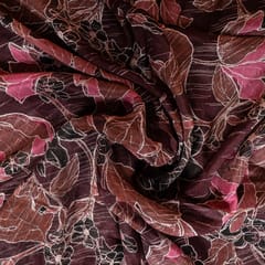 Multi Colour Chinon Chiffon Printed Fabric