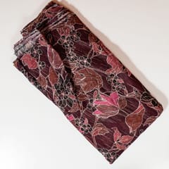 Multi Colour Chinon Chiffon Printed Fabric