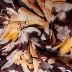 Multi Colour Chinon Chiffon Printed Fabric