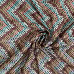 Multi Colour Pashmina Printed Fabric