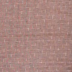Rust Color Cotton Yarn Dyed Dobby Fabric