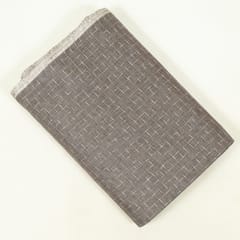 Brown Colour Cotton Yarn Dyed Dobby Fabric