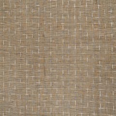Beige Colour Cotton Yarn Dyed Dobby Fabric