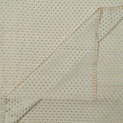 White Dyeable Chanderi Jacquard Fabric