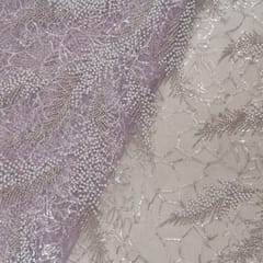 Move Colour Net Embroidered Fabric
