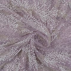 Move Colour Net Embroidered Fabric