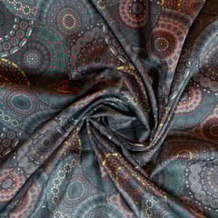 Multi Colour Poplin Lycra Printed Fabric