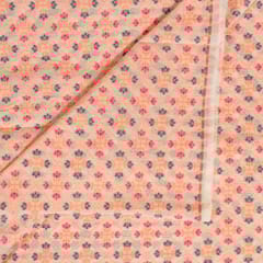 White Dyeable Chanderi Jacquard Fabric