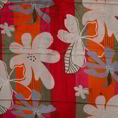 Multi Colour Dola Silk Digital Printed Fabric