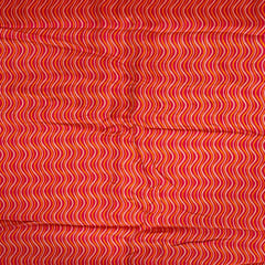 Majenta Color Dola Silk Digital Printed Fabric