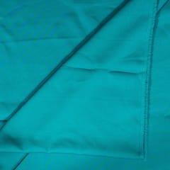 Firozi Colour Banana Crepe Fabric