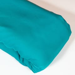 Firozi Colour Banana Crepe Fabric