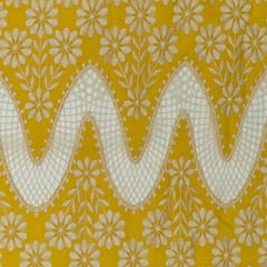 Crepe Cutwork Fabric