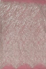 Net Hand Embroidered Fabric
