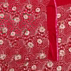 Rani Colour Velvet Embroidered Fabric