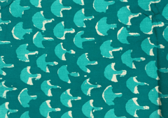 Printed Cotton Cambric Rama Green Floral