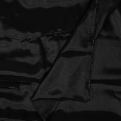 Black Colour Organza Chiffon Fabric