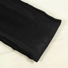 Black Colour Organza Chiffon Fabric