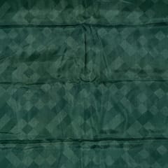 (5 mtr) Green Colour Uppada Silk Digital Printed Fabric Set