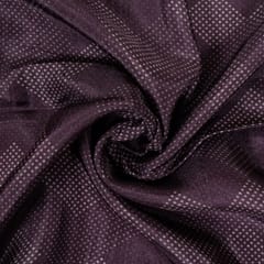 Wine Colour Uppada Silk Digital Printed Fabric