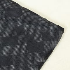 Black Colour Uppada Silk Digital Printed Fabric