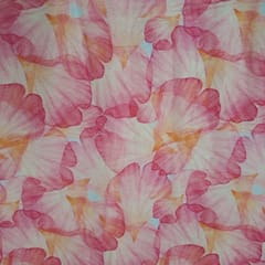 Multi Color Velvet Printed Fabric