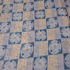Multi Color Satin Printed Fabric
